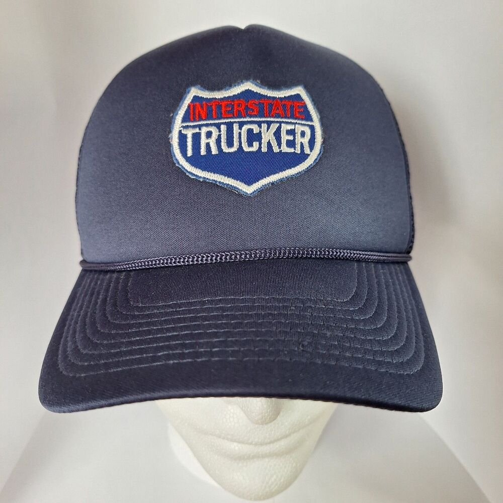 Interstate Trucker Hat Cap Snapback Decky One Size Mesh